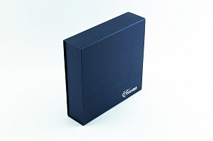 Коробка из переплетного картона Туполев синяя