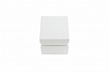 Коробка из переплетного картона белая маленькая