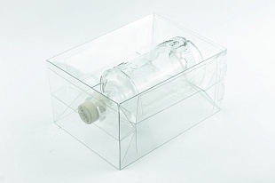 Коробка из пластика под бутылку